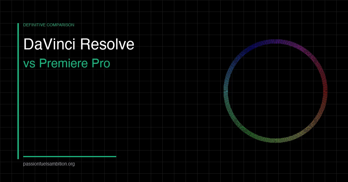 DaVinci Resolve vs Premiere Pro
